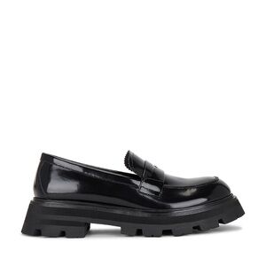 Tony Bianco Axell Black Loafer with Chunky Sole